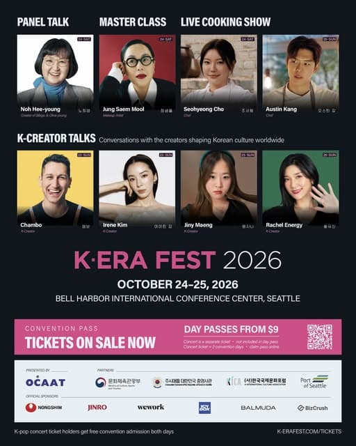 Panel talks, master class and live cooking show lineup